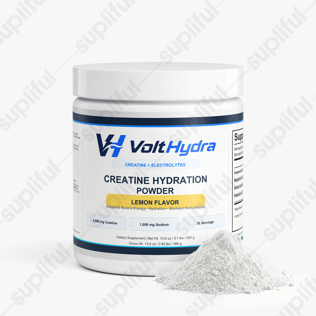 VoltHydra Creatine Hydration Powder — Lemon